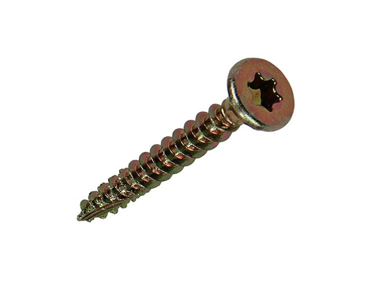 Mack 1017295 - spanienplschr.vzkop-selbstmontage gelb plattiert 22 Stück 4,0 x 30 mm | 10 Stück