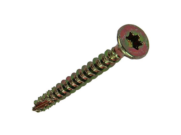 Mack 1017296 - spanienplschr.vzkop-selbstmontage gelb plattiert 20 Stück 4,0 x 35 mm | 10 Stück
