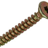 Mack 1017304 - spainplschr.vzkop-selfb. gelb plattiert 16 Stück 4,5 x 35 mm | 10 Stück