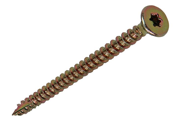 Mack 1017308 - spanienplschr.vzkop-selbstmontage gelb sat.10 Stück 4,5 x 60 mm | 10 Stück