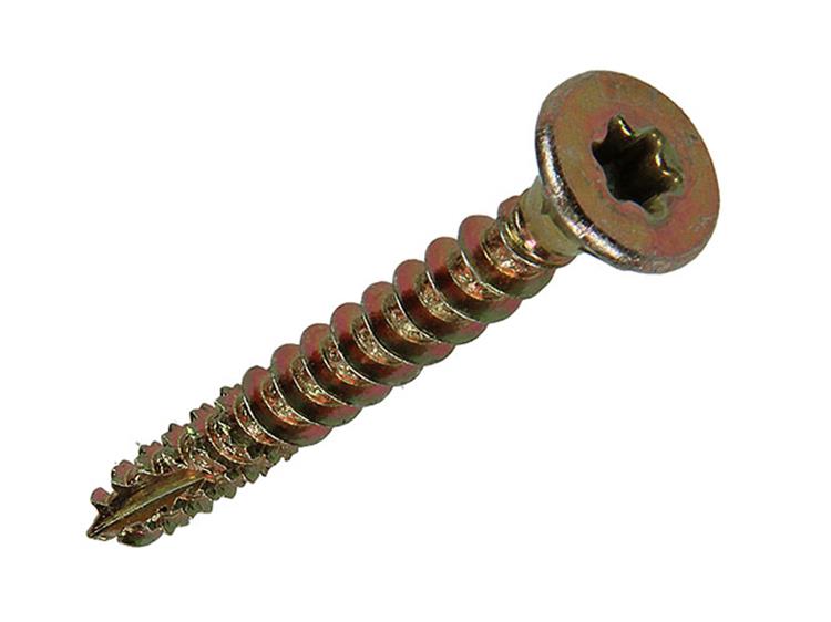 Mack 1017312 - spanienplschr.vzkop-selbstmontage gelb plattiert 12 Stück 5,0 x 40 mm | 10 Stück