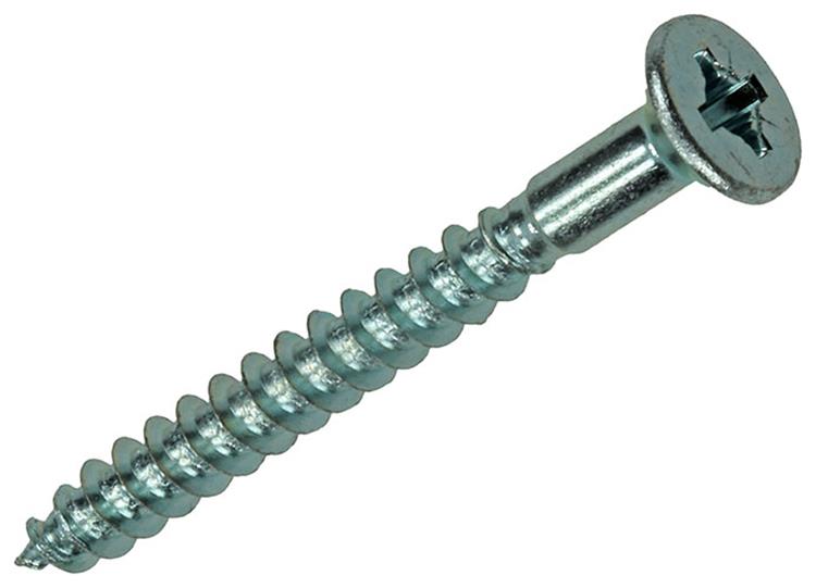 Mack 1017333 - Schraube mit Kopfbohrung, verzinkter Stahl. 10 Stück 4,5 x 45 mm | 10 Stück