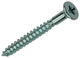 Mack 1017333 - Schraube mit Kopfbohrung, verzinkter Stahl. 10 Stück 4,5 x 45 mm | 10 Stück