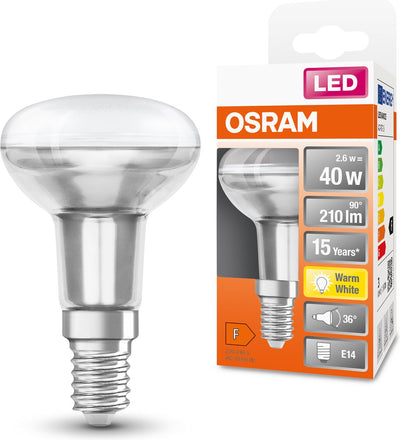 Osram LED-Lampe – Reflektor E14 – 2,6 W – 210 Lumen – warmweiß – nicht dimmbar