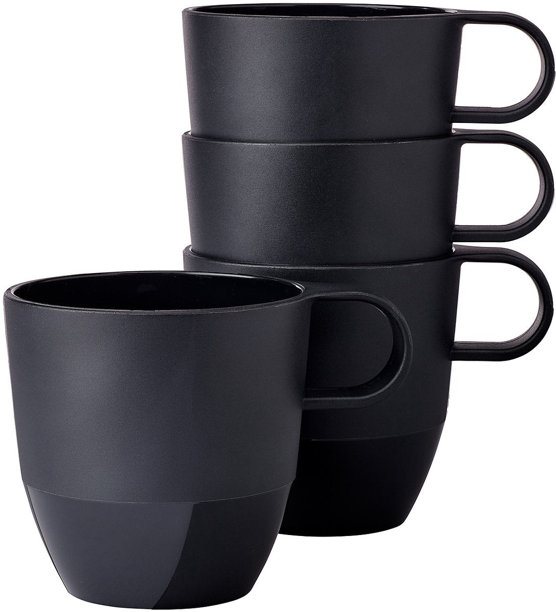 Mepal Becher Silueta - 4x 300 ml - Kaffeetasse - Nordic Black