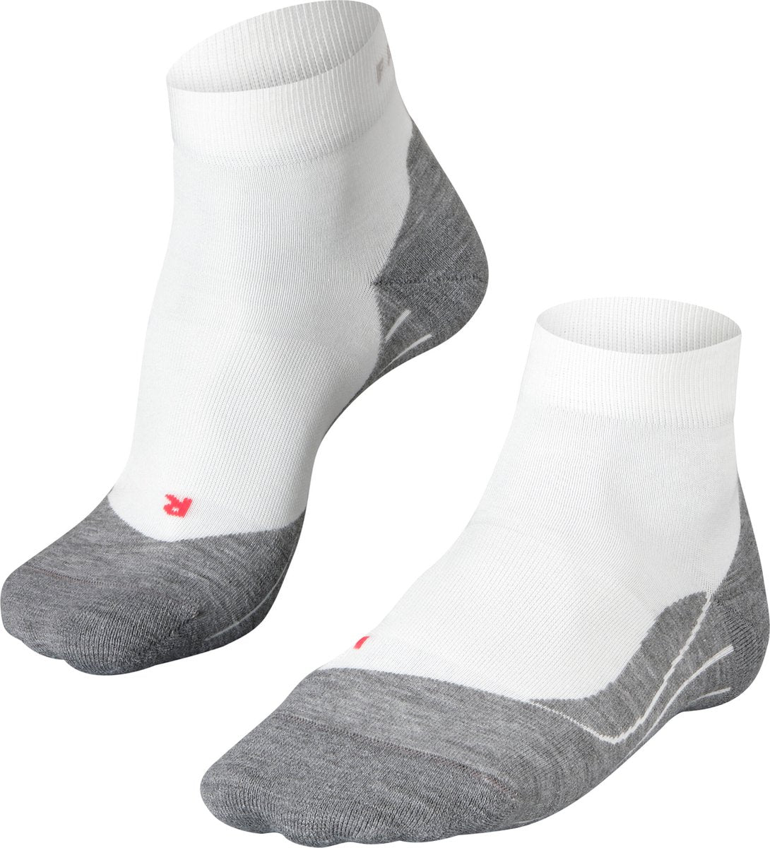 Falke ru4 kurze Anti-Blasen-Baumwoll-Funktionsmaterial-Laufsocken Damen weiß – Größe 41-42