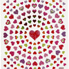 Creativ Company Aufkleber kleine Herzen, 1 Vel