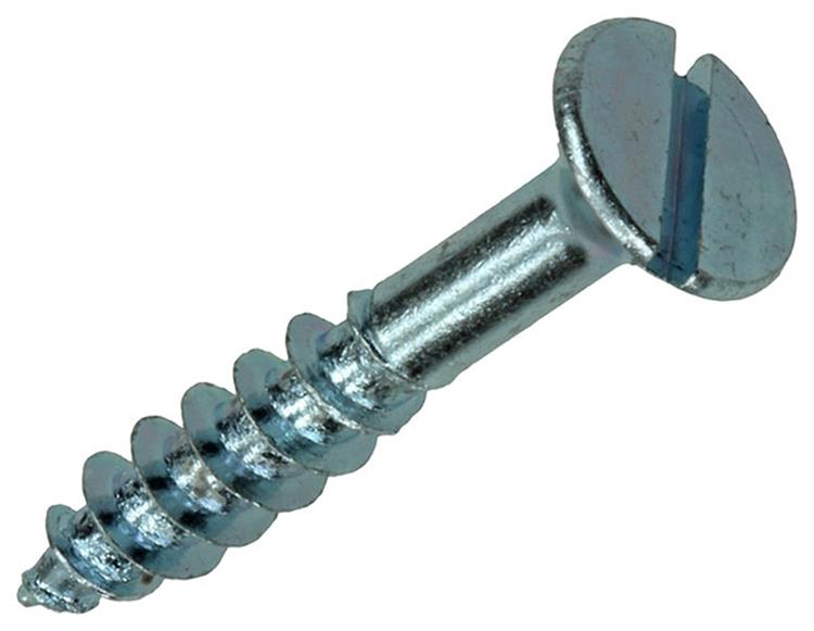 Mack 1017362 - Holzschraube Senkkopf verzinkt 12 Stück 5,0 x 30 mm | 10 Stück