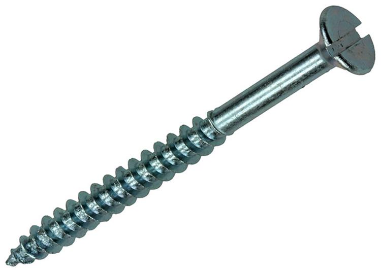 Mack 1017365 - Holzschraube Senkkopf verzinkt 6 Stück 5,0 x 60 mm | 10 Stück