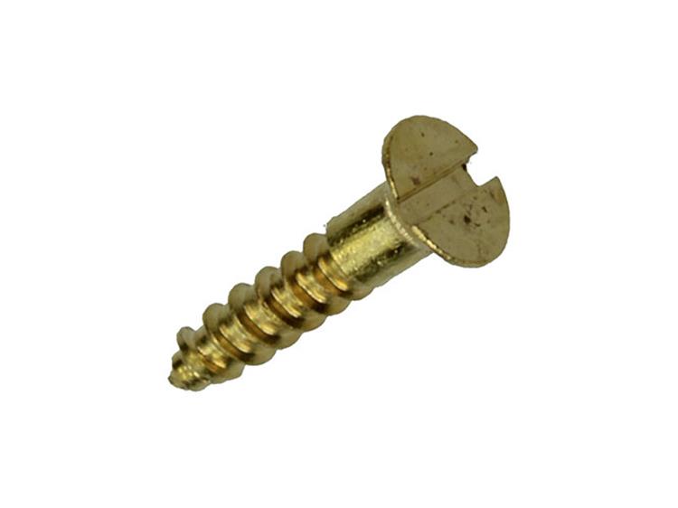 Mack 1019645 - Holzschraube Senkkopf Messing 12 Stück 2,5 x 12 mm | 10 Stück