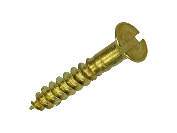 Mack 1019646 - Holzschraube Senkkopf Messing 11 Stück 2,5 x 16 mm | 10 Stück