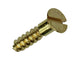 Mack 1019650 - Holzschraube Senkkopf Messing 12 Stück 3,5 x 16 mm | 10 Stück