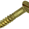 Mack 1019653 - Holzschraube Senkkopf Messing 9 Stück 4,0 x 25 mm | 10 Stück