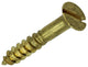 Mack 1019653 - Holzschraube Senkkopf Messing 9 Stück 4,0 x 25 mm | 10 Stück