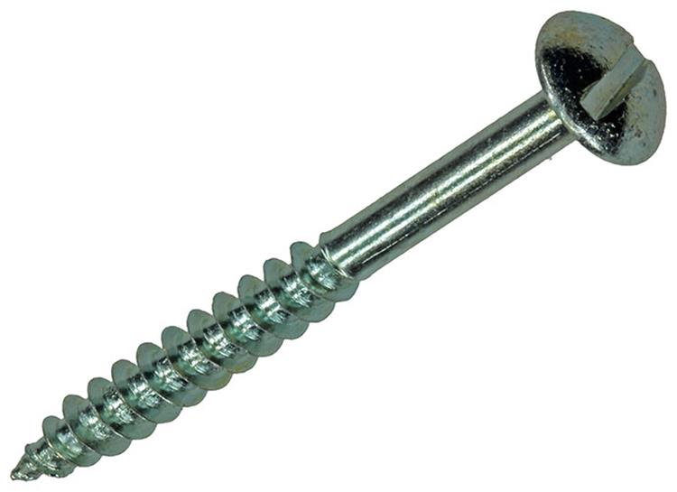 Mack 1017381 - Holzschraube Linsenkopf Stahl verzinkt 6 Stück 5,0 x 50 mm | 10 Stück
