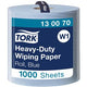 Tork Reinigungstuch | L340xB369ca. mm | blau | 2 Schichten, mit Relief | Rad | 1 Stück - 130070 130070