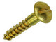 Mack 1019663 - Holzschraube Linsenkopf Messing 9 Stück 4,0 x 20 mm | 10 Stück