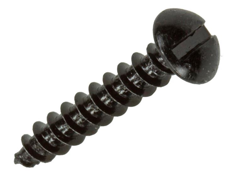 Mack 1017384 - Holzschraube Linsenkopf schwarz verzinkt 15 Stück 3,5 x 20 mm | 10 Stück