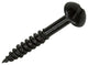 Mack 1017385 - Holzschraube Linsenkopf schwarz verzinkt 10 Stück 4,0 x 30 mm | 10 Stück