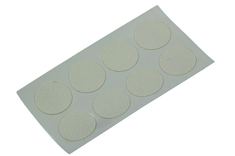 Mack 1017392 - selbstklebende Abdeckkappe Kunststoff weiß 96 Stück 13 mm | 10 Stück