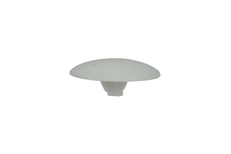 Mack 1017394 – Abdeckkappe für PZ-Schraube, Kunststoff, weiß, 40 Stück, PZ 2 | 10 Stück