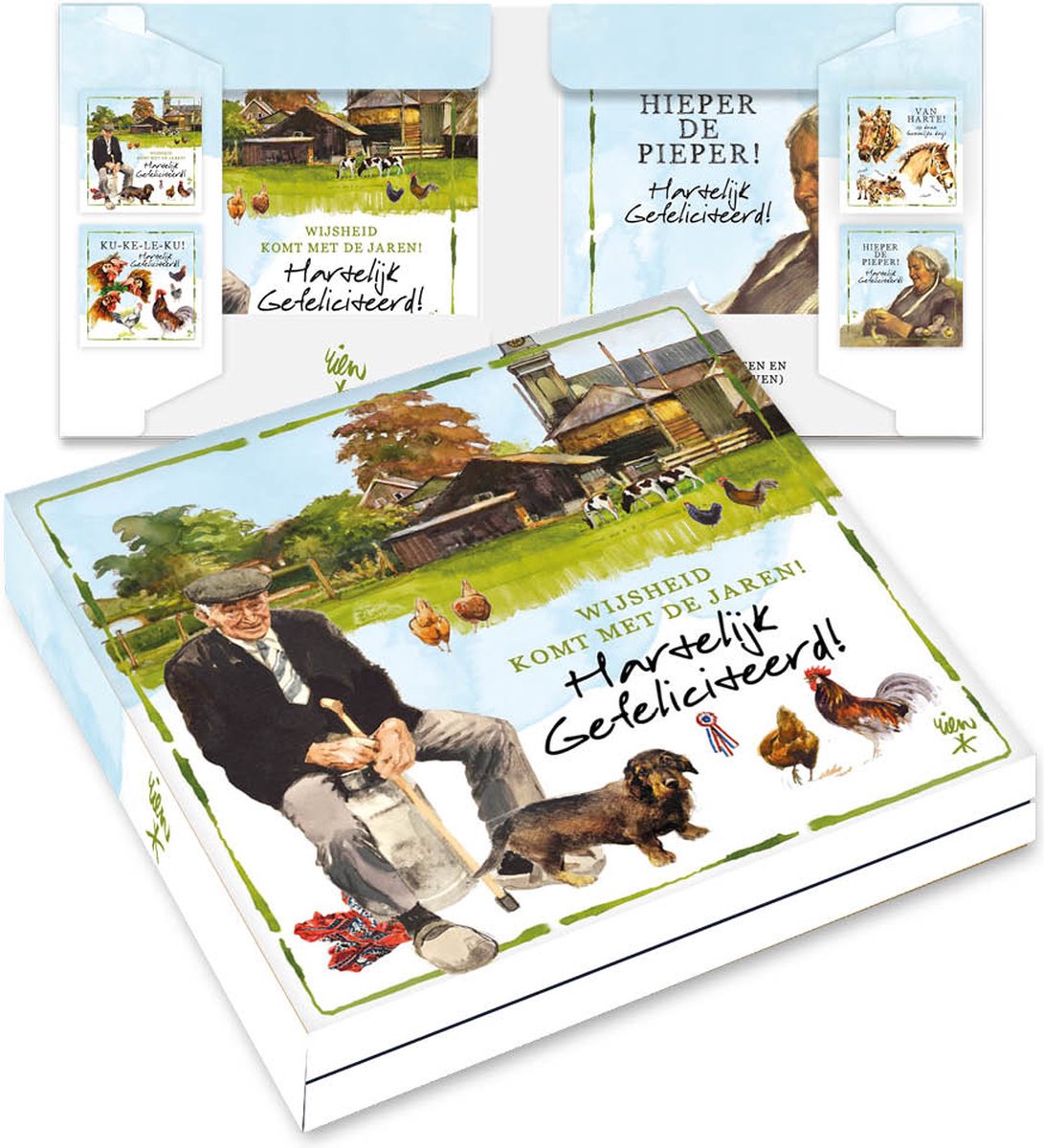 Comello Kartenmappe Es lebe der Bauernhof – Weisheit