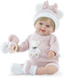 Marina Pau Marina – Pau Doll Rosie Teddy Estuche – 45 cm große, mehrfarbige Spielzeugpuppe.