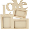 Fotorahmen Liebe Holz
