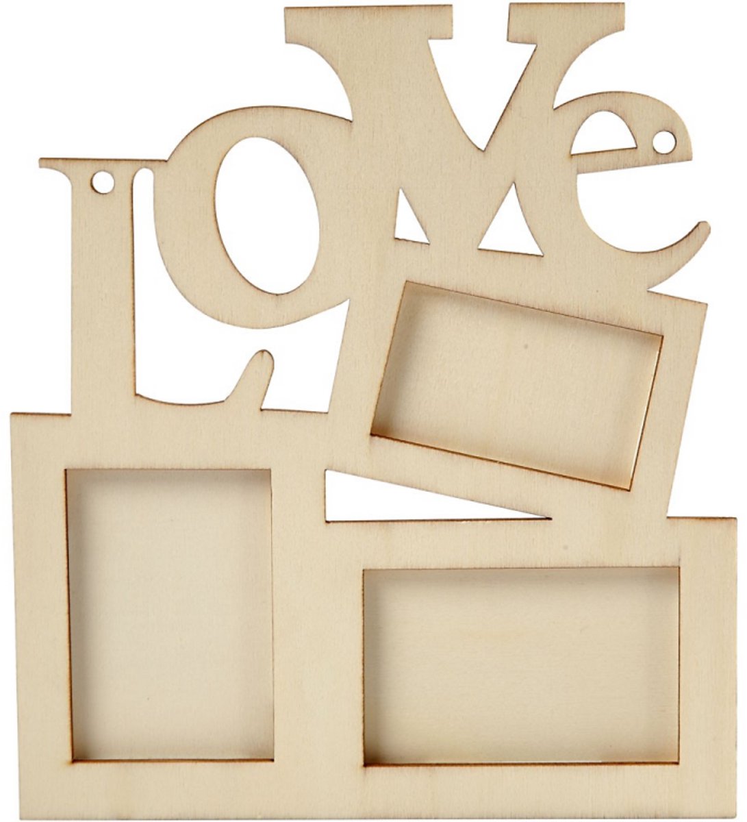 Fotorahmen Liebe Holz