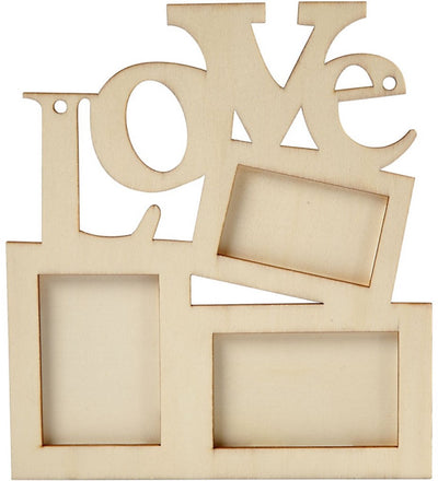 Fotorahmen Liebe Holz