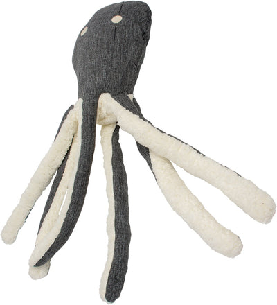 Duvo Öko-Plüsch-Oktopus XL – 70 x 22 x 10 cm, grau