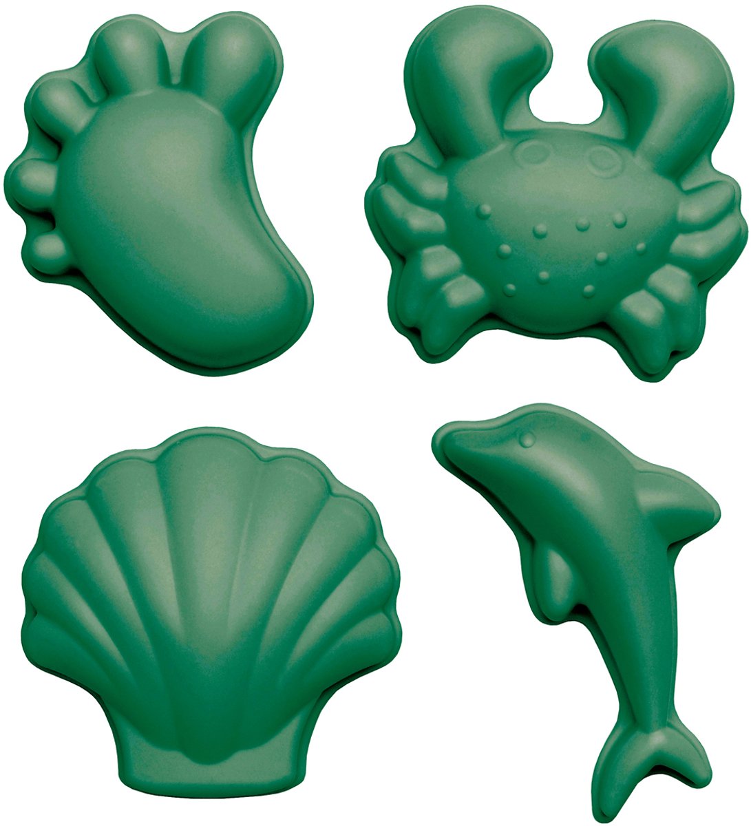 Scrunch-Sandformen – grün – faltbar – recycelbar
