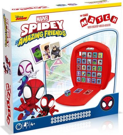 Winning Moves Spidey Friends – Brettspiel – Top-Trumps-Match – mehrsprachig