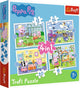Trefl Peppa Pig 4-in-1-Puzzle – 12 15 20 24 Teile