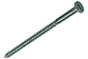 Mack 1017429 - Holzgewindebolzen Stahl verzinkt 1 Stück 10 x 160 mm | 10 Stück - afbeelding 1