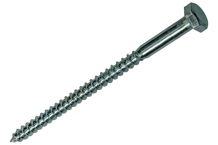 Mack 1017429 - Holzgewindebolzen Stahl verzinkt 1 Stück 10 x 160 mm | 10 Stück