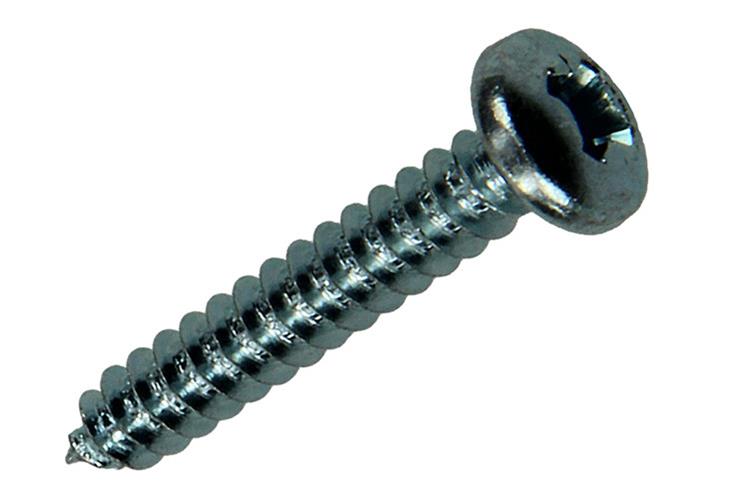 Mack 1017449 - selbstschneidende Schraube Zyl. Kopf verzinkt 15 Stück 4,2 x 25 mm | 10 Stück