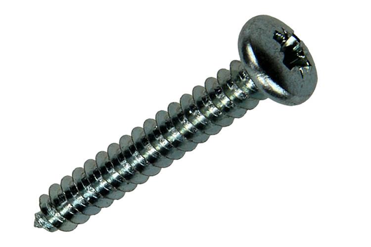 Mack 1017453 - selbstschneidende Schraube Zyl. Kopf verzinkt 10 Stück 4,8 x 32 mm | 10 Stück