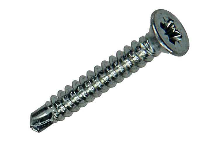 Mack 1017462 – selbstbohrende Schraube mit verzinktem Kopf. 30 Stück 3,5 x 25 mm | 10 Stück