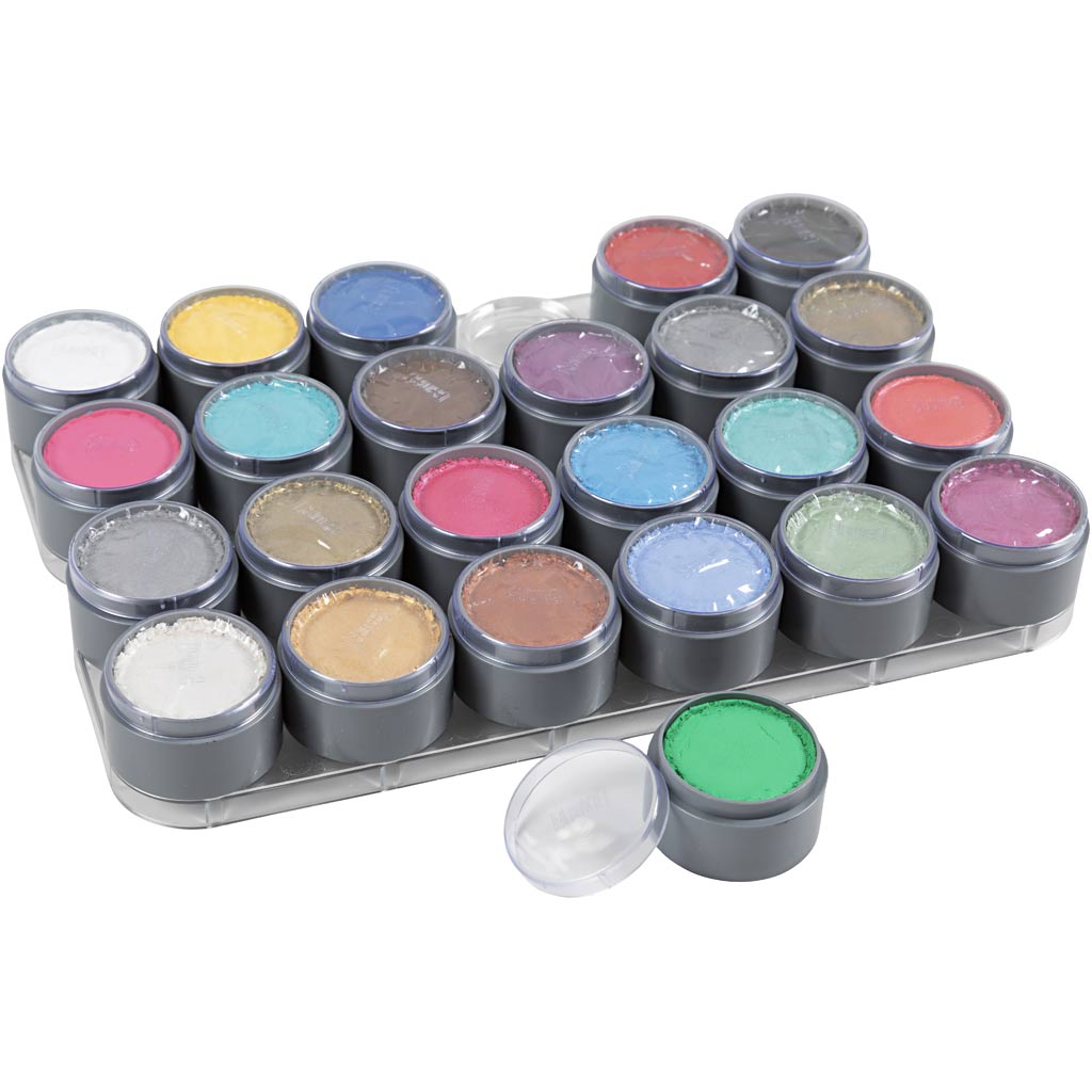 Grimas Make-up - Make-up-Palette, verschiedene Farben, 24x15 ml 1 Box