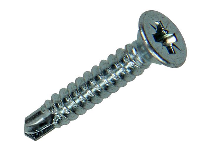 Mack 1017465 – selbstbohrende Schraube mit verzinktem Kopf. 24 Stück 4,2 x 25 mm | 10 Stück