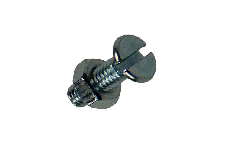 Mack 1017488 – Metallschraube verzinkt. Kopf + Mutter plattiert 30 Stück m3 x 10 mm | 10 Stück