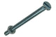 Mack 1017496 – Metallschraube verzinkt. Kopf + Mutter plattiert 9 Stück M4 x 50 mm | 10 Stück