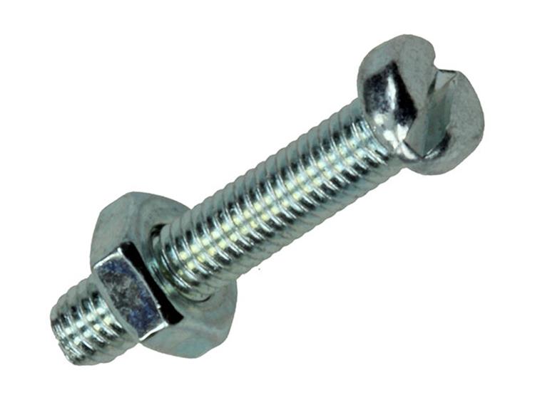 Mack 1017515 - Metallschraubzyl. Kopf + Mutter plattiert 27 Stück M3 x 16 mm | 10 Stück