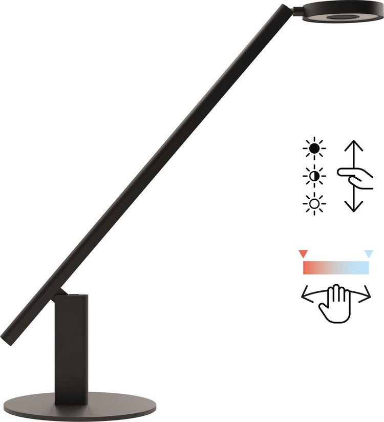 Luctra® lite Radialfuß – LED-Tischleuchte – biologisch wirksames Licht – innovative Gestensteuerung – ergonomisch
