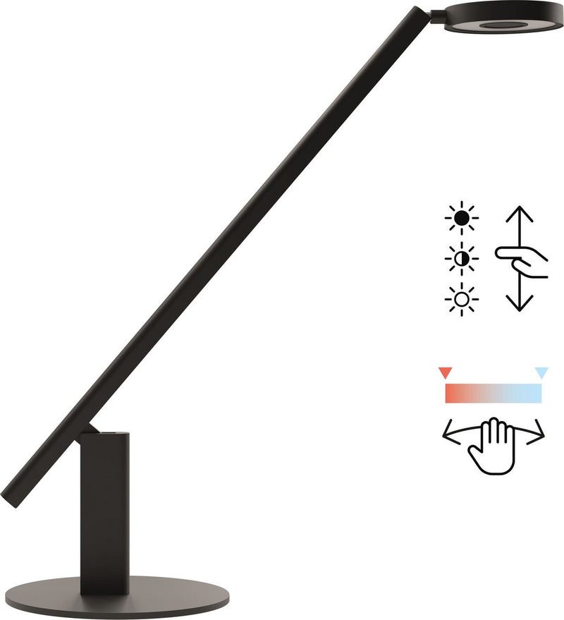 Luctra® lite Radialfuß – LED-Tischleuchte – biologisch wirksames Licht – innovative Gestensteuerung – ergonomisch