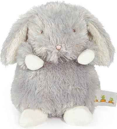 Bunnies by the Bay Wee Kuscheltier Hase – Stofftier – gestickte Details – 18 cm – grau