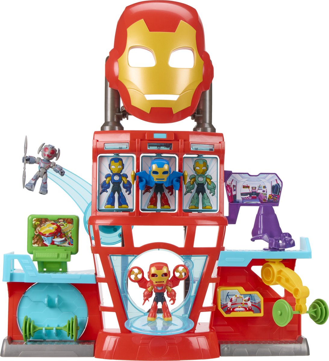 Spidey und seine tollen Freunde Marvel Iron Man und seine tollen Freunde – Iron Quarters – Spielset