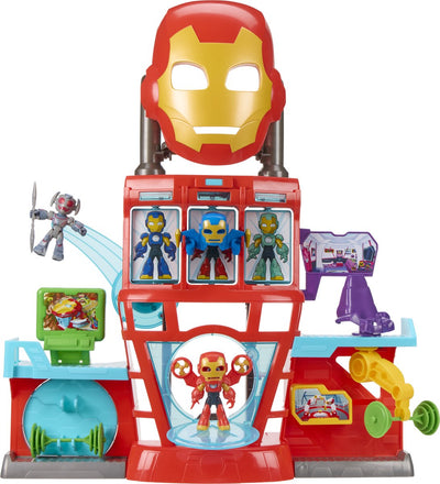 Spidey und seine tollen Freunde Marvel Iron Man und seine tollen Freunde – Iron Quarters – Spielset