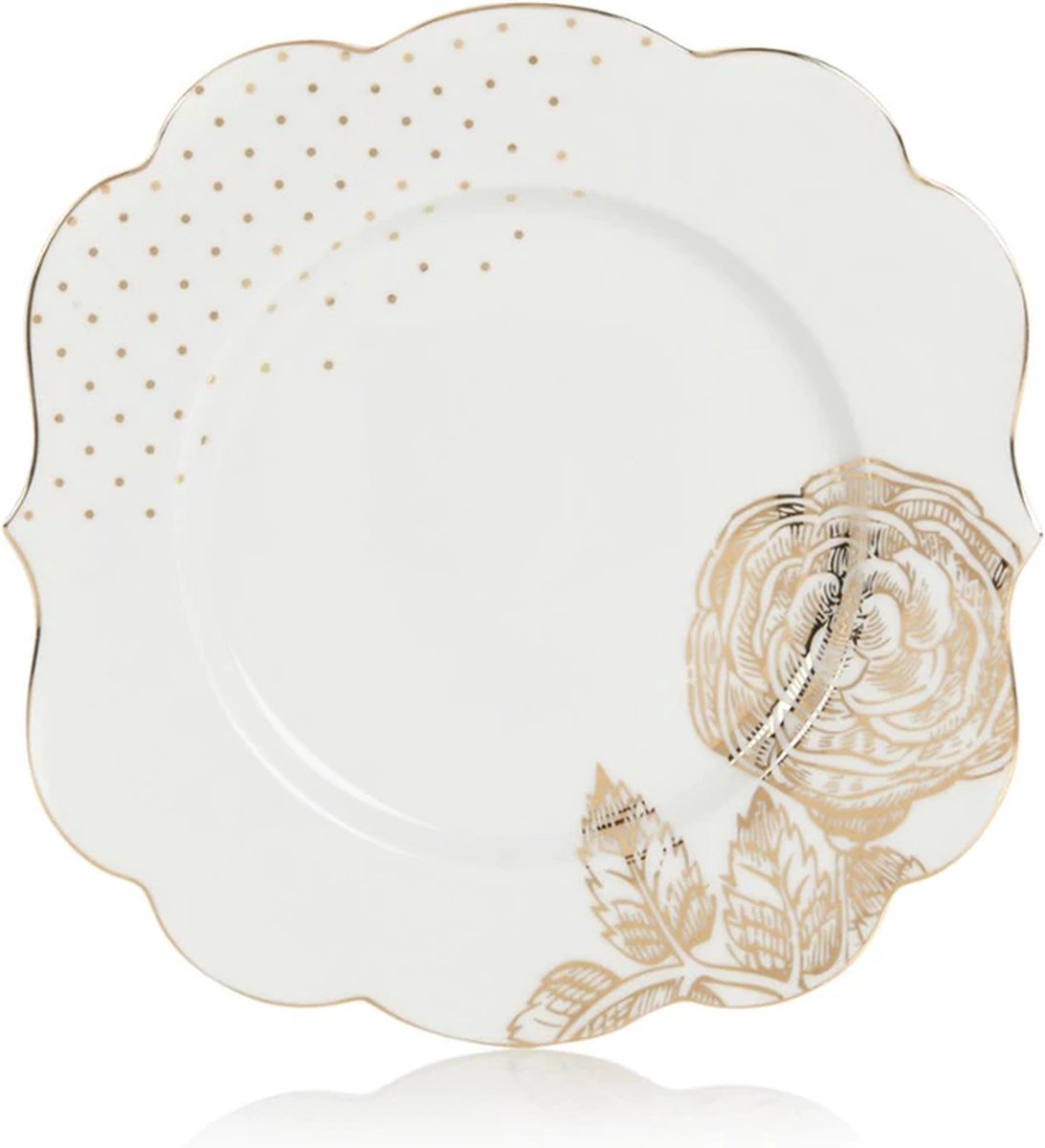 Pip Studio Royal White Kuchenteller 17 cm (4x)
